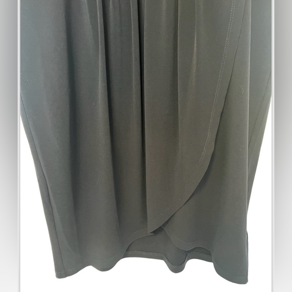 Michael Kors Women’s Black Contemporary Stretchy Midi Dress szPM Minimalist - Picture 5 of 8